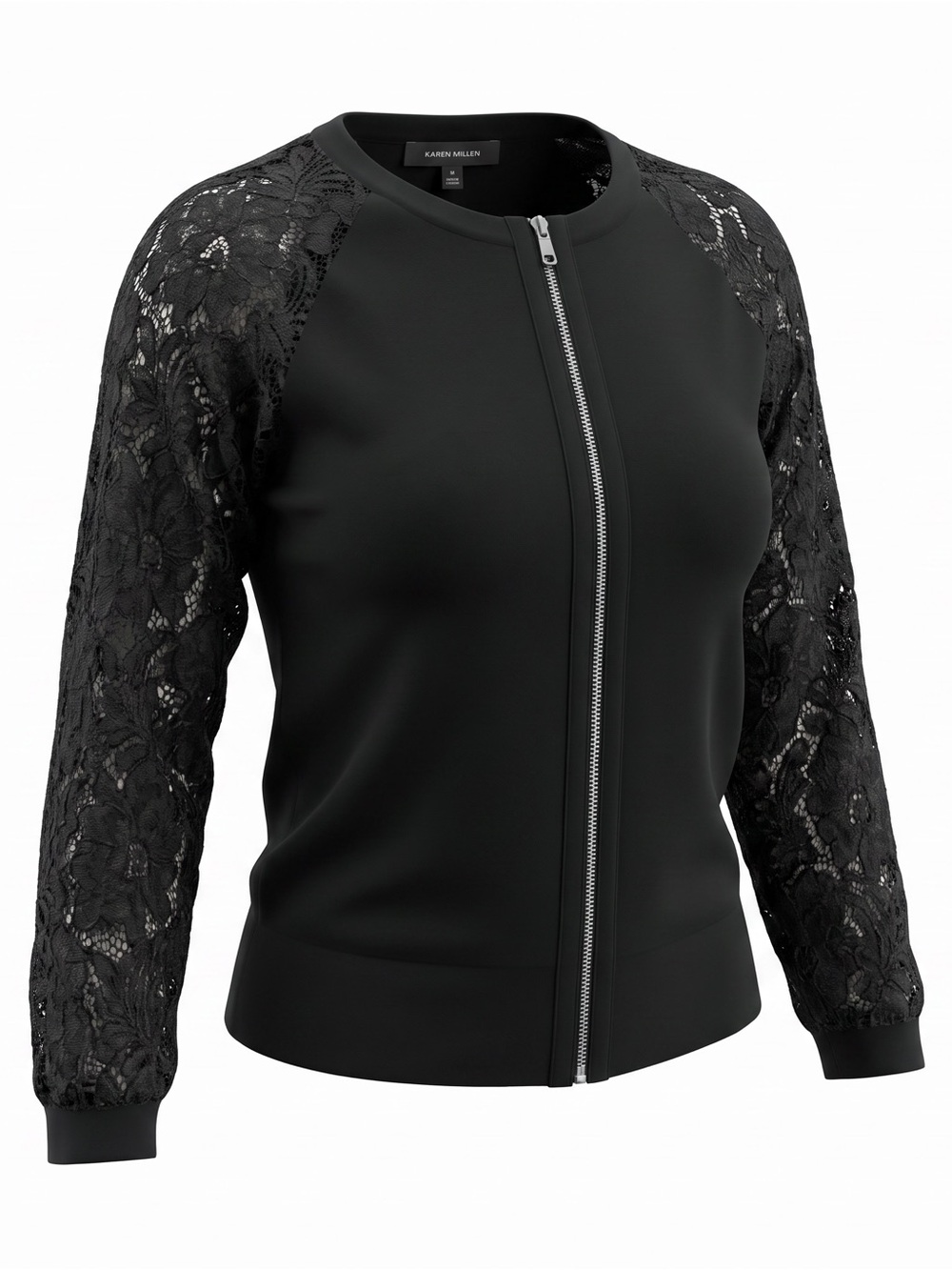 NWT | Karen Millen | Black Long sleeve Top or Jacket | Size 2